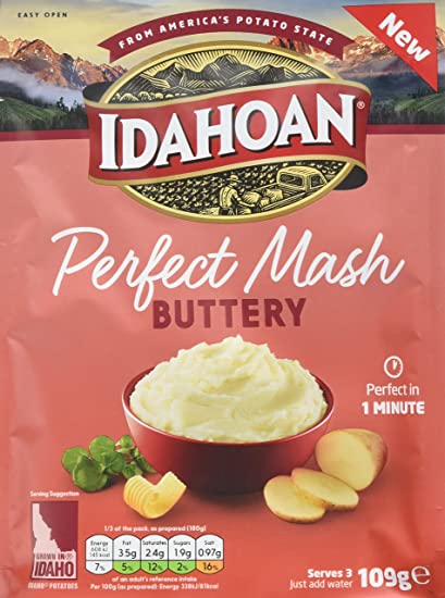 Idahoan Buttery Potato Mash, 109g