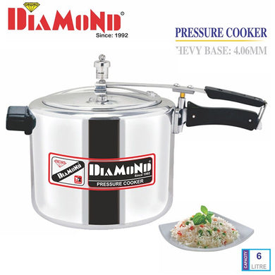 Diamond Almunium Pressure Cooker 4 Litre