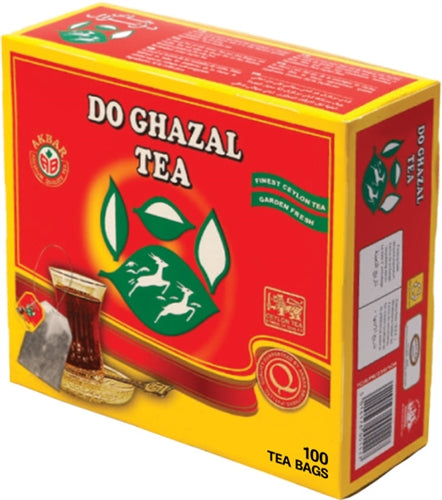 Do Ghazal Red Pure Ceylon Tea - 100 Tagged Tea Bags
