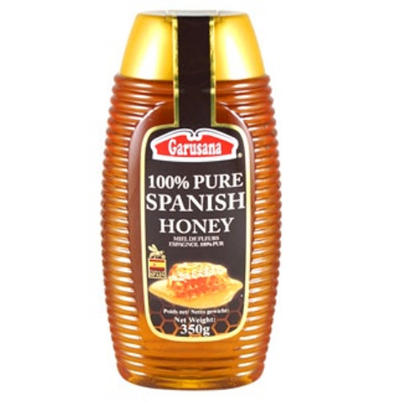 Garusana Blossom Honey Squeezable 100% Pure  Spanish Honey- 350 Grams