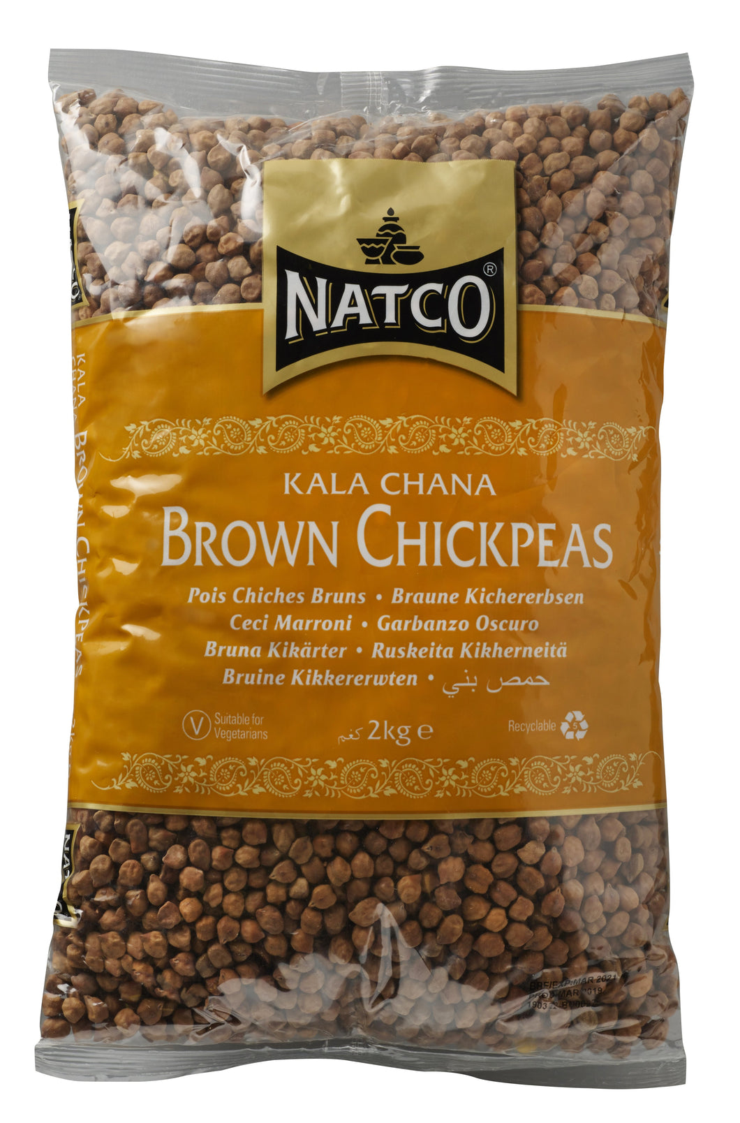Natco BROWN CHICK PEAS / KALA CHANA  2KG