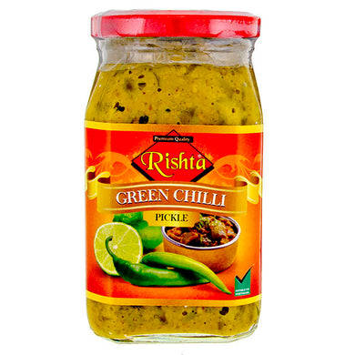 Green Chilli Pickle - Rishta - 400g