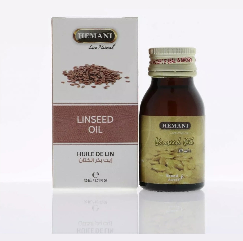 Hemani Linseed oil 30ml 100% Natural
