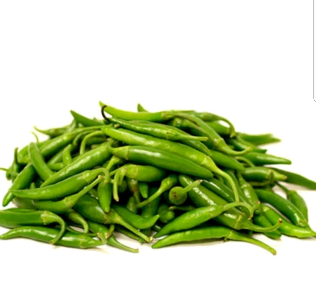 Fresh Green Chillies Small HOT Indian