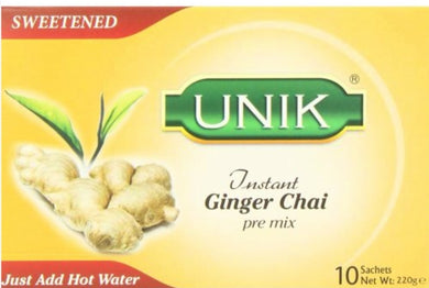 Unik Ginger Tea sweetened

  Pre Mix Tea (10 Sachets)