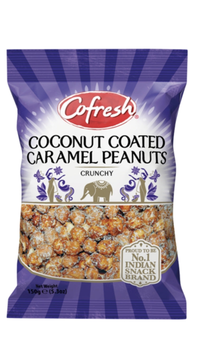 Cofresh Coconut Coated Caramel Peanuts 150G