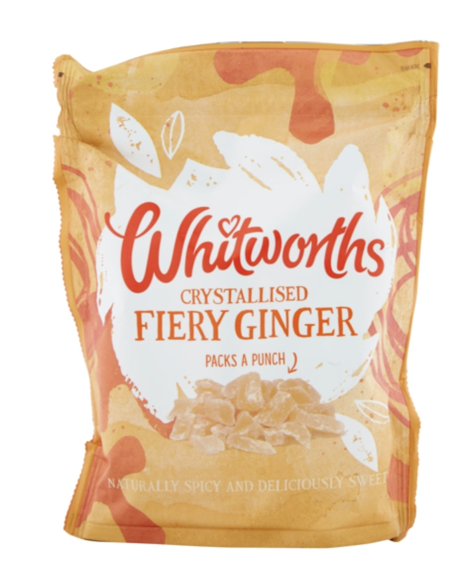 Whitworths Crystalised Ginger 175G