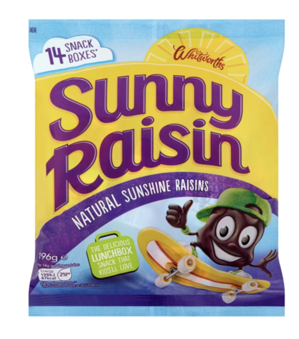 Whitworths Sunny Raisins 14 X 14G