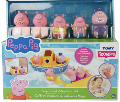 TOMY Toomies Peppa Pig Boat Adventure Set