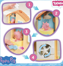 TOMY Toomies Peppa Pig Peppa’s House Bath Playset