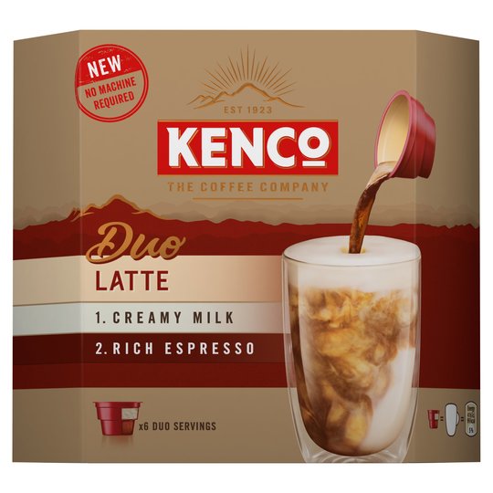 Kenco Duo Latte Instant Coffee 6 X 23.4G