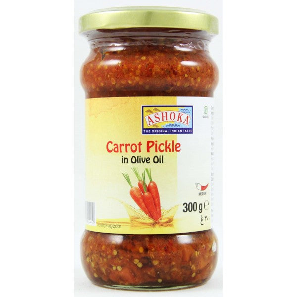 Ashoka Carrot Pickle In Olive Oil 300g
