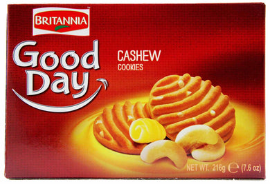 BRITANNIA GOOD DAY CASHEW COOKIES 216g