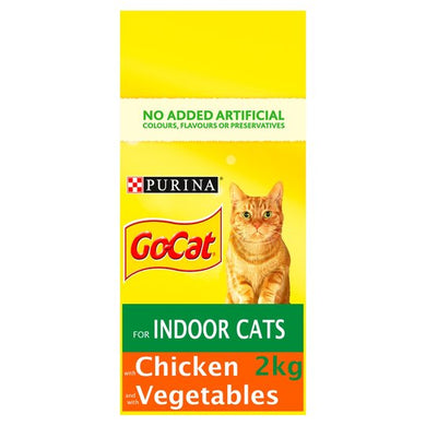 Go Cat For Indoor Cats Chicken & Vegetable 2Kg