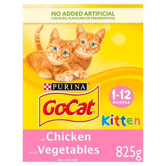 Go Cat Kitten Chicken & Carrot & Milk 825G