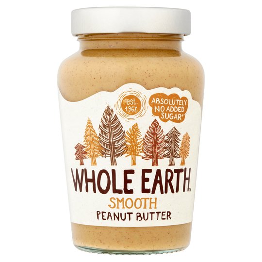 Whole Earth Smooth Peanut Butter 454G