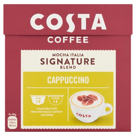 Costa Coffee Mocha Italia Dolce Gusto Cappuccino 146.4