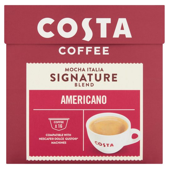 Costa Dolce Gusto Americano 16 Pack 121.6G