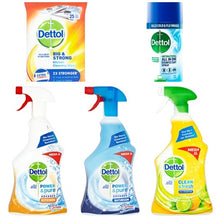 Dettol Antibacterial Products , Dettol kills Bacteria and Viruses, Choose from List ; Dettol Surface Cleanser . Dettol Aerosol , Wipes