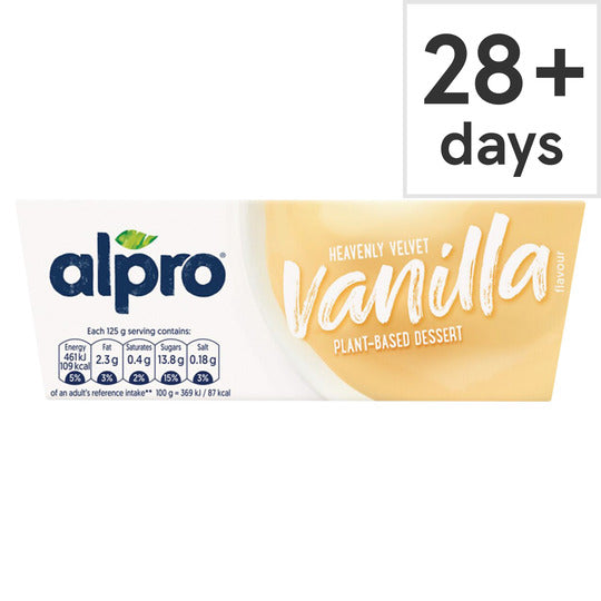 Alpro Vanilla Soya Dessert 4 X 125G
