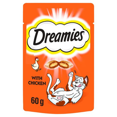 Dreamies Cat Treats With Chicken 60G