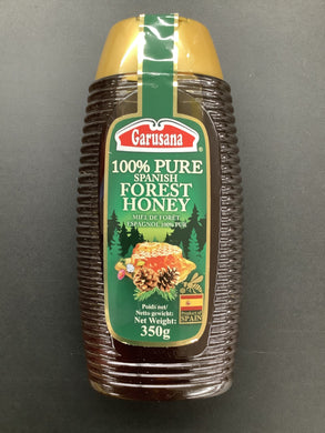 Garusana  Squeezable 100% Pure  Spanish Forest Honey- 350 Grams
