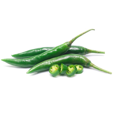 Fresh Green Chillies / Peppers MILD HOT 2kg box -Direct from importer in UK