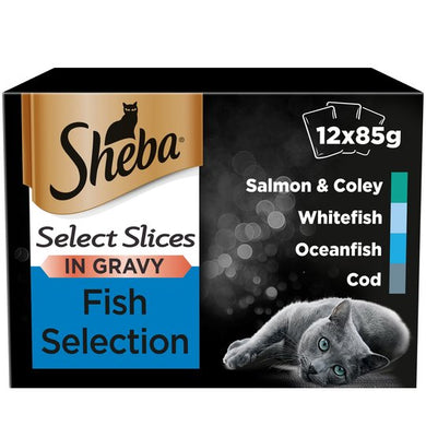 Sheba Cat Pouch Fish In Gravy 12X85g