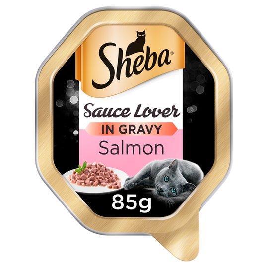 Sheba Tray Sauce Lover With Salmon 85G