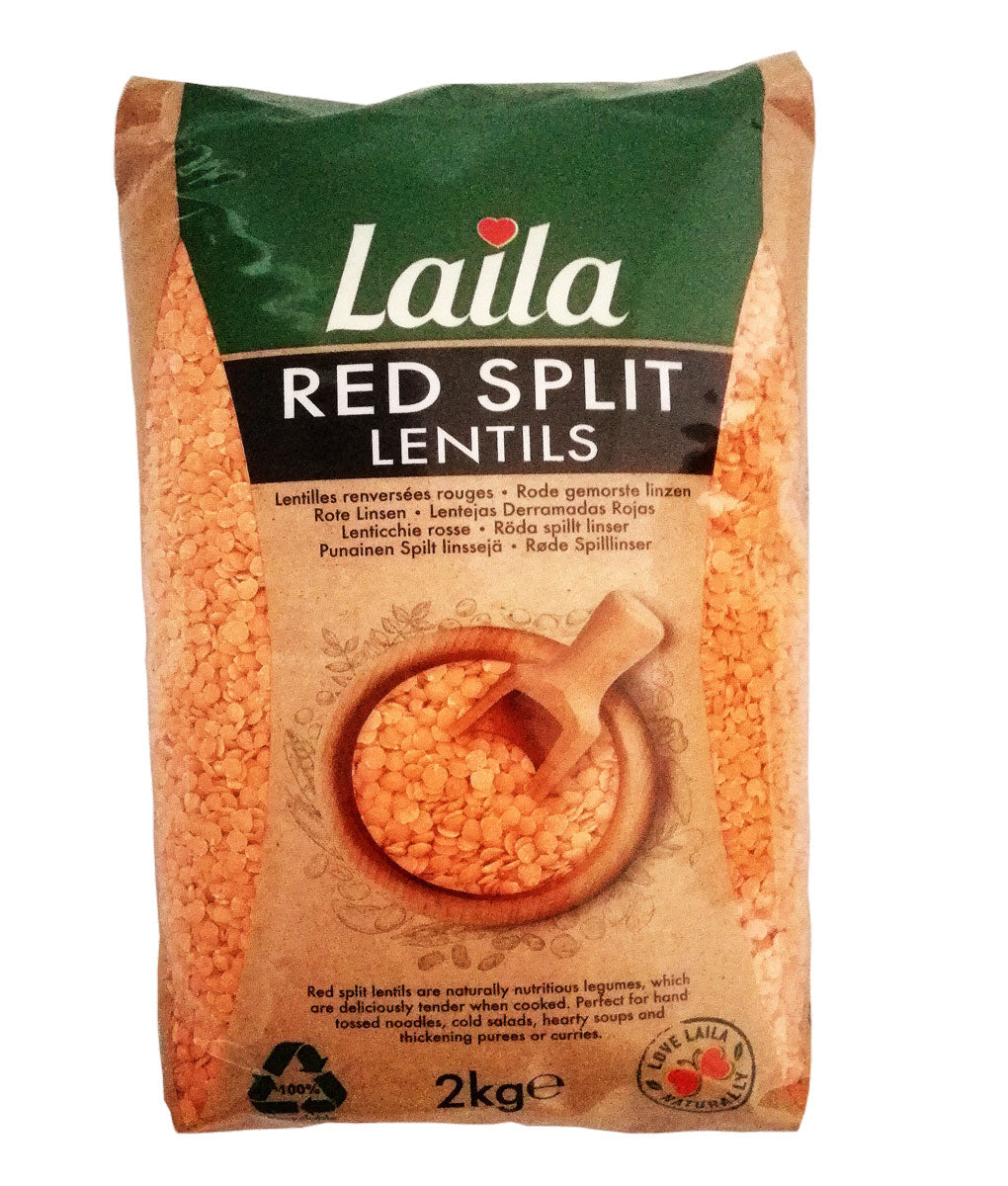Laila Red Split  Lentils