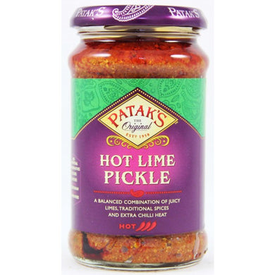 Pataks Lime Pickle  HOT 283g