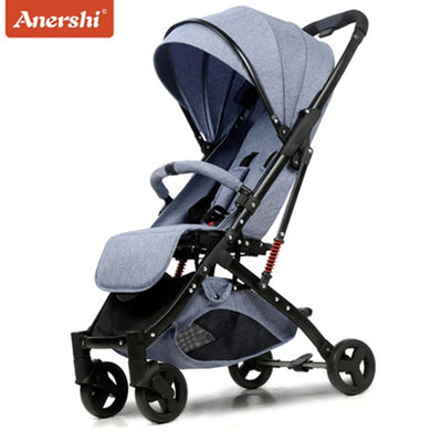 Anershi baby stroller folding portable trolley baby stroller ultra light stroller on the plane  ombrelle poussette