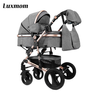 Belecoo baby stroller 2in1 stroller bidirectional high-quality shock absorber Gift mom backpack