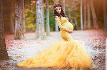 Long Sleeve Maternity Gown Lace Maxi Dress Pregnant Women Clothes Photography Pregnancy Dress Maternity Dresses for Photo Shoot