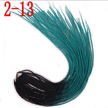 MERISIHAIR Ombre Senegalese Twist Hair Crochet braids 24 inch 30 Roots/pack Synthetic Braiding Hair for Women grey,blue,pink,bro