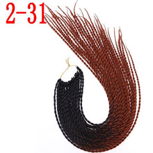 MERISIHAIR Ombre Senegalese Twist Hair Crochet braids 24 inch 30 Roots/pack Synthetic Braiding Hair for Women grey,blue,pink,bro