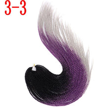 MERISIHAIR Ombre Senegalese Twist Hair Crochet braids 24 inch 30 Roots/pack Synthetic Braiding Hair for Women grey,blue,pink,bro