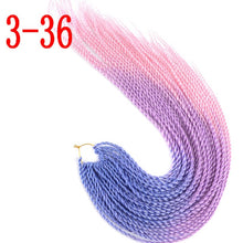 MERISIHAIR Ombre Senegalese Twist Hair Crochet braids 24 inch 30 Roots/pack Synthetic Braiding Hair for Women grey,blue,pink,bro