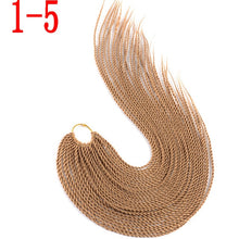 MERISIHAIR Ombre Senegalese Twist Hair Crochet braids 24 inch 30 Roots/pack Synthetic Braiding Hair for Women grey,blue,pink,bro