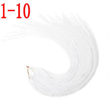 MERISIHAIR Ombre Senegalese Twist Hair Crochet braids 24 inch 30 Roots/pack Synthetic Braiding Hair for Women grey,blue,pink,bro