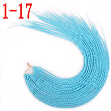 MERISIHAIR Ombre Senegalese Twist Hair Crochet braids 24 inch 30 Roots/pack Synthetic Braiding Hair for Women grey,blue,pink,bro