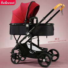 belecoo baby stroller High landscape 2 in 1 baby car two way baby stroller folding portable trolley