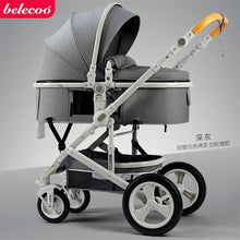 belecoo baby stroller High landscape 2 in 1 baby car two way baby stroller folding portable trolley