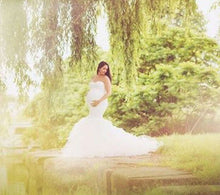 Long Sleeve Maternity Gown Lace Maxi Dress Pregnant Women Clothes Photography Pregnancy Dress Maternity Dresses for Photo Shoot