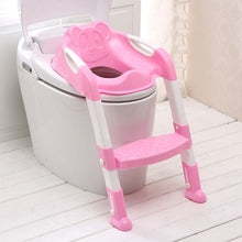 2 Colors Folding Baby Potty Infant Kids Toilet Training Seat with Adjustable Ladder Portable Urinal Potty Training Seat Children