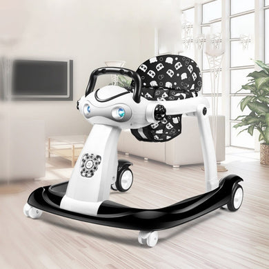 Multi-function Baby Rollover Prevention Adjustable Speed  Walker Can Push Foldablfor Infant Baby Walker 6-24 Months