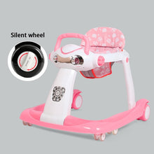 Multi-function Baby Rollover Prevention Adjustable Speed  Walker Can Push Foldablfor Infant Baby Walker 6-24 Months