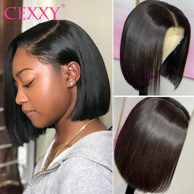 Short Bob Wigs Straight Lace Front Human Hair Wigs For Women Pre Plucked With Baby Hair Bob Lace Front Wigs Glueless Lace Wig