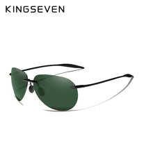 KINGSEVEN 2020 Ultralight TR90 Rimless Sunglasses Men High Quality Frameless Sun Glasses For Women Oculos Feminino