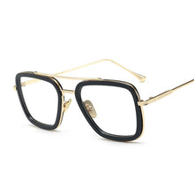 Luxury Fashion Avengers Tony Stark Flight Style Sunglasses Men Square Brand Design Sun Glasses Women Oculos Retro Male Iron 3